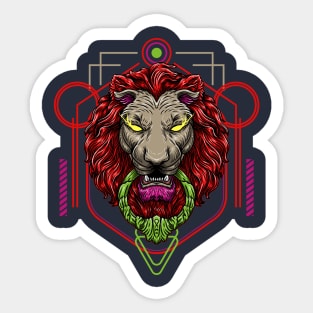 The Sacred Lion Sticker